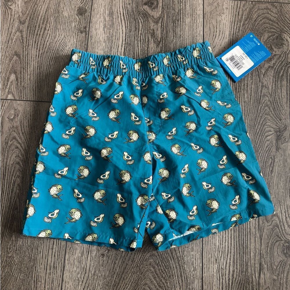 Columbia PFG súper backcast II short Kids Teal Patterned Shorts